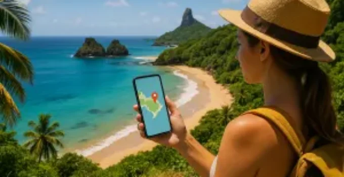 Fernando de Noronha no Mapa